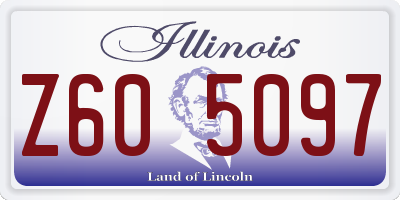 IL license plate Z605097