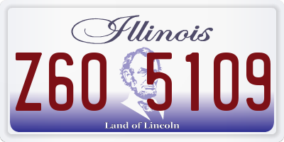IL license plate Z605109