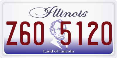 IL license plate Z605120