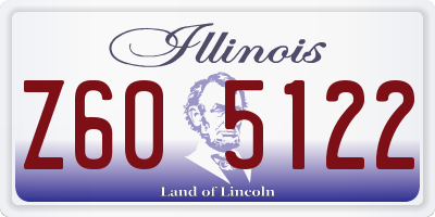 IL license plate Z605122