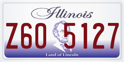 IL license plate Z605127