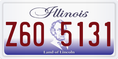 IL license plate Z605131