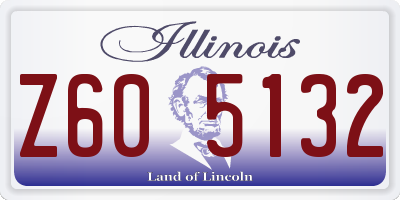 IL license plate Z605132