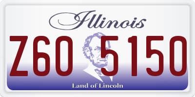 IL license plate Z605150