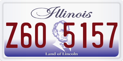 IL license plate Z605157