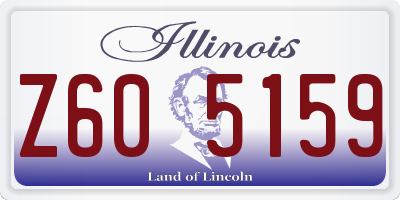 IL license plate Z605159