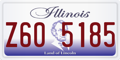 IL license plate Z605185
