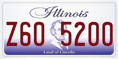 IL license plate Z605200