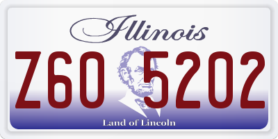 IL license plate Z605202