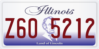 IL license plate Z605212