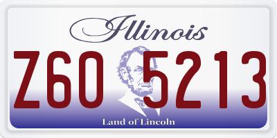 IL license plate Z605213