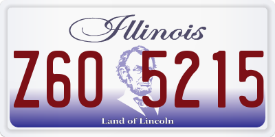 IL license plate Z605215