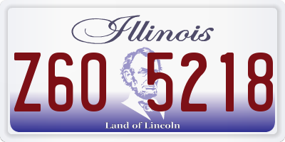 IL license plate Z605218