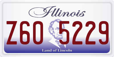 IL license plate Z605229