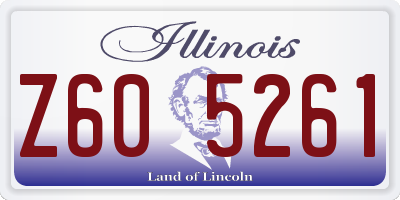 IL license plate Z605261