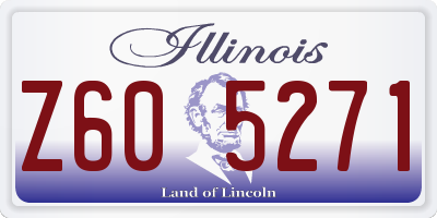 IL license plate Z605271