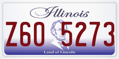IL license plate Z605273