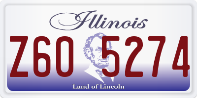 IL license plate Z605274