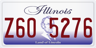 IL license plate Z605276