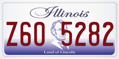 IL license plate Z605282