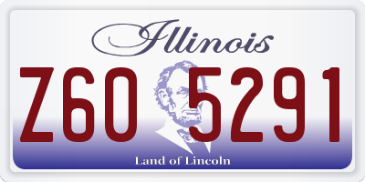IL license plate Z605291
