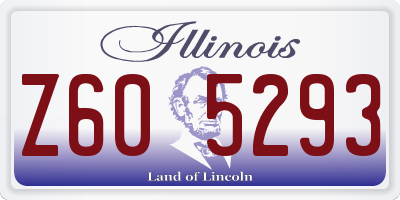 IL license plate Z605293