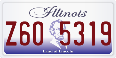 IL license plate Z605319