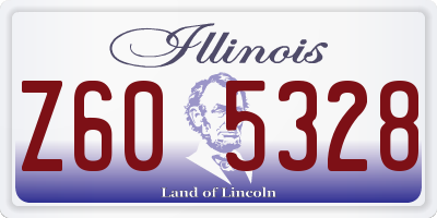 IL license plate Z605328