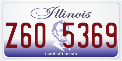 IL license plate Z605369