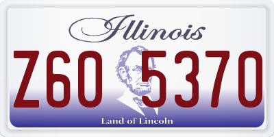 IL license plate Z605370
