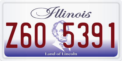 IL license plate Z605391