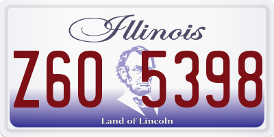 IL license plate Z605398