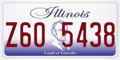 IL license plate Z605438