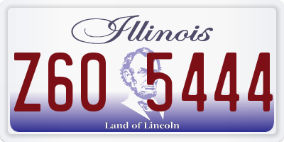 IL license plate Z605444