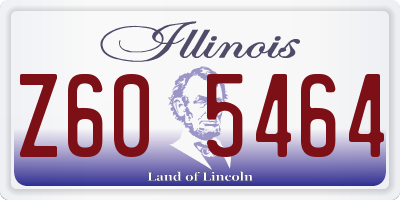IL license plate Z605464