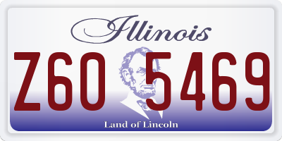 IL license plate Z605469
