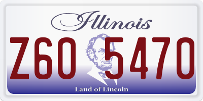 IL license plate Z605470