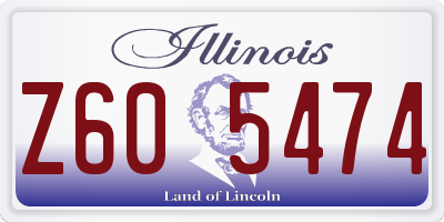IL license plate Z605474