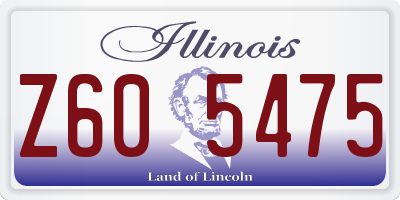 IL license plate Z605475