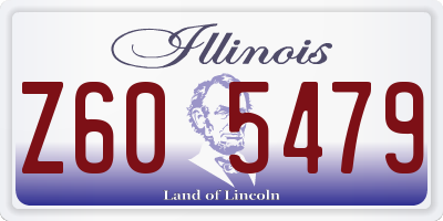 IL license plate Z605479