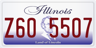 IL license plate Z605507