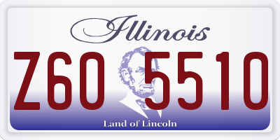 IL license plate Z605510