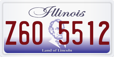 IL license plate Z605512