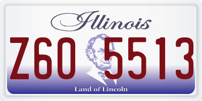 IL license plate Z605513
