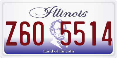IL license plate Z605514