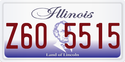 IL license plate Z605515