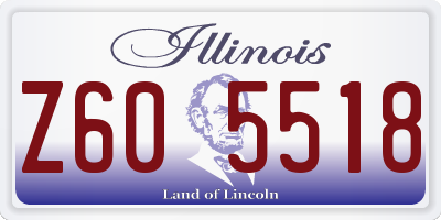 IL license plate Z605518