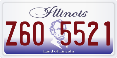 IL license plate Z605521