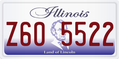 IL license plate Z605522