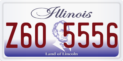 IL license plate Z605556